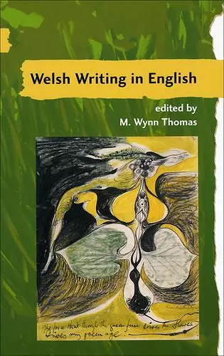 Welsh Writing in English cover