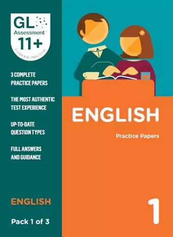 11+ Practice Papers English Pack 1 (Multiple Choice) cover