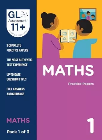 11+ Practice Papers Maths Pack 1 (Multiple Choice) cover