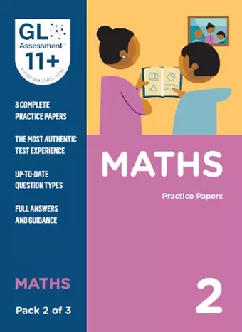 11+ Practice Papers Maths Pack 2 (Multiple Choice) cover