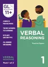 11+ Practice Papers Verbal Reasoning Pack 1 (Multiple Choice) cover