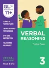 11+ Practice Papers Verbal Reasoning Pack 3 (Multiple Choice) cover