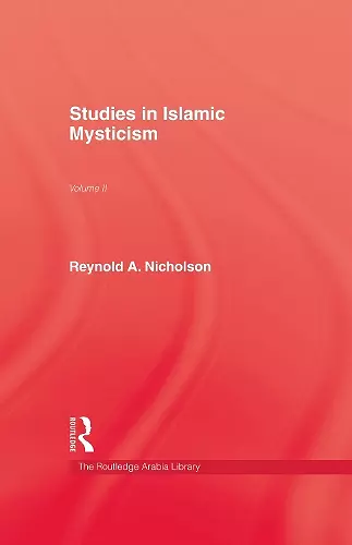 Studies in Islamic Mysticism cover