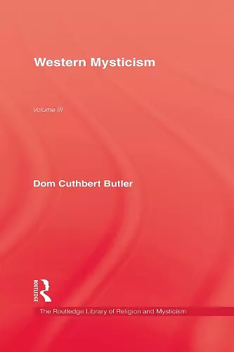 Western Mysticism cover