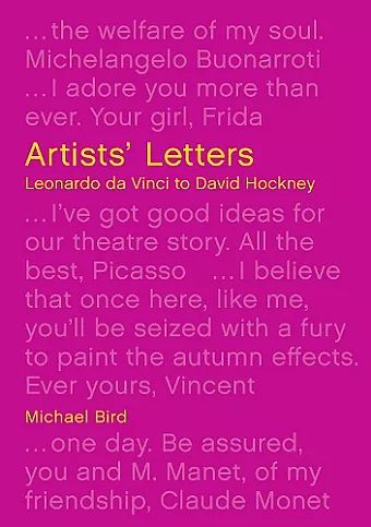 Artists' Letters cover