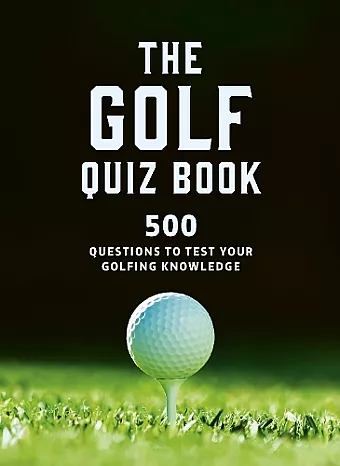 The Golf Quizbook cover