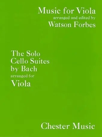 6 Suites for Viola (originally for Cello) cover