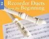 Recorder Duets From The Beginning cover