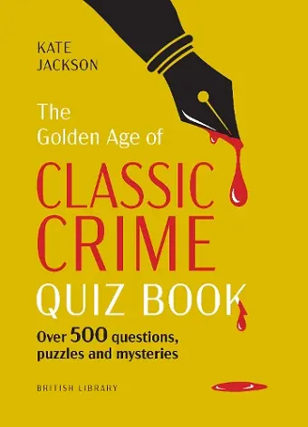 The Golden Age of Classic Crime Quiz Book cover