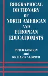 Biographical Dictionary of North American and European Educationists cover