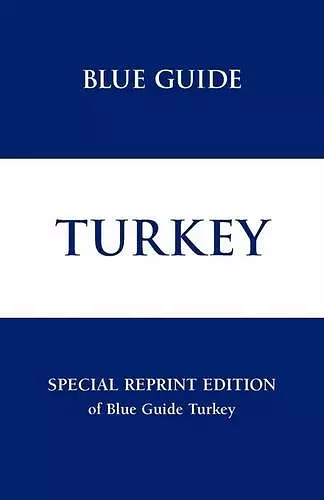 Blue Guide Turkey cover