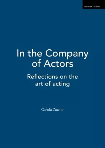 In the Company of Actors cover