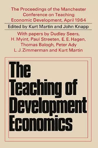 Teaching of Development Economics cover