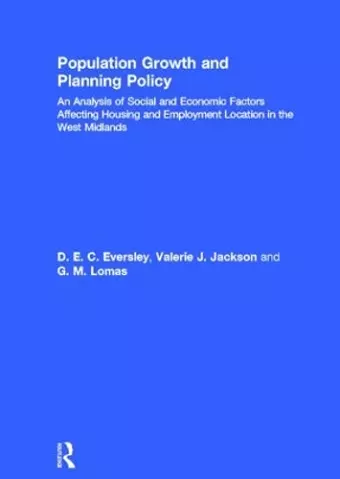 Population Growth and Planning Policy cover