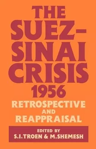 The Suez-Sinai Crisis cover