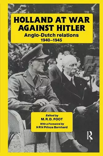 Holland at War Against Hitler cover