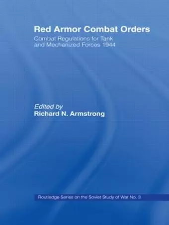 Red Armour Combat Orders cover