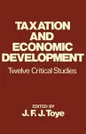 Taxation and Economic Development cover