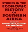 Studies in the Economic History of Southern Africa cover