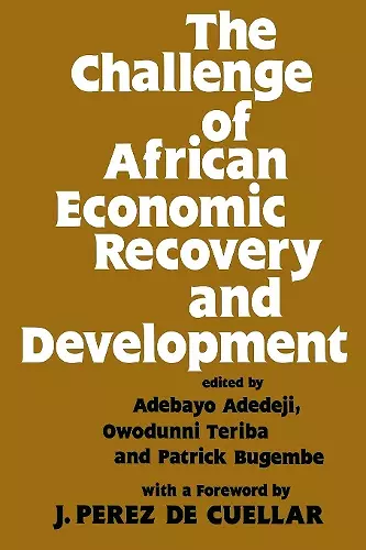 The Challenge of African Economic Recovery and Development cover