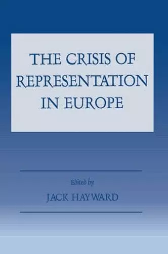 The Crisis of Representation in Europe cover