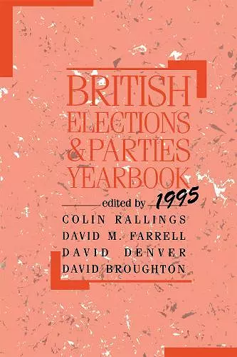 British Elections and Parties Yearbook cover