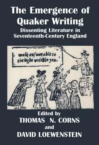 The Emergence of Quaker Writing cover