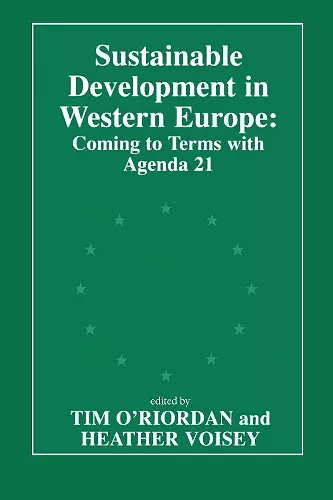 Sustainable Development in Western Europe cover