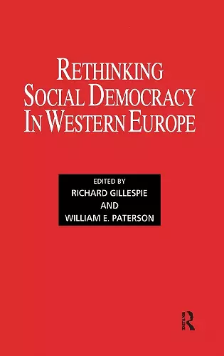 Rethinking Social Democracy in Western Europe cover