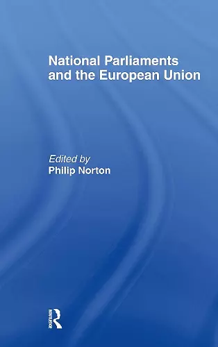National Parliaments and the European Union cover