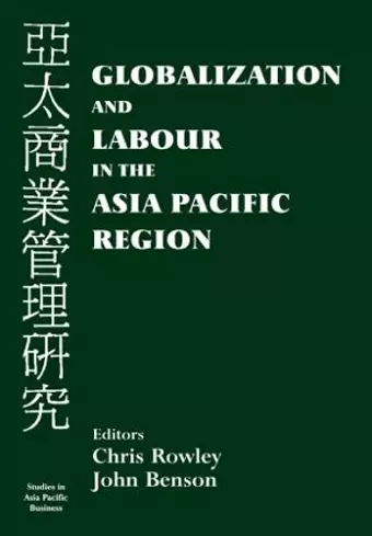 Globalization and Labour in the Asia Pacific cover