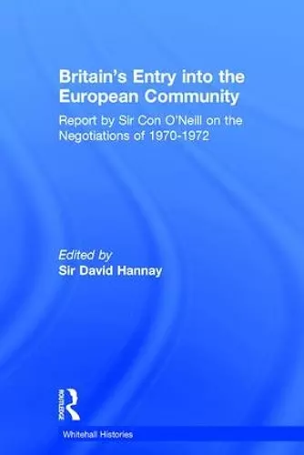 Britain's Entry into the European Community cover