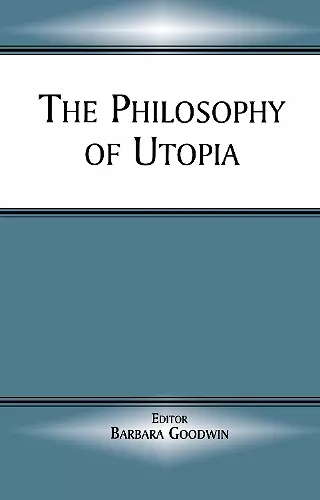 The Philosophy of Utopia cover