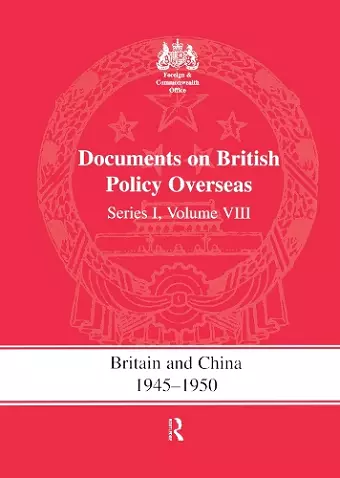 Britain and China 1945-1950 cover