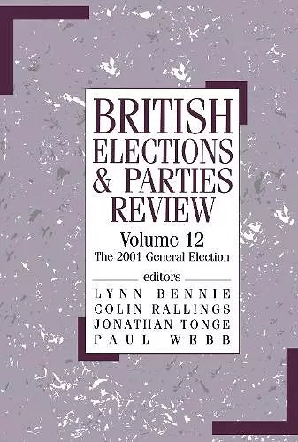 British Elections & Parties Review cover