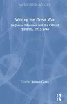 Writing the Great War cover