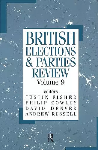 British Elections & Parties Review cover