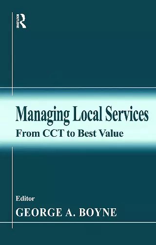 Managing Local Services cover