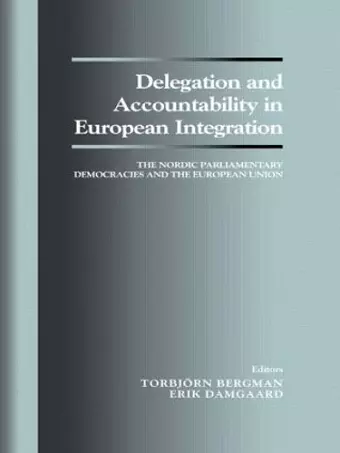 Delegation and Accountability in European Integration cover