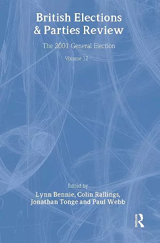 British Elections & Parties Review cover