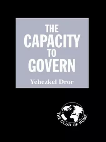 The Capacity to Govern cover