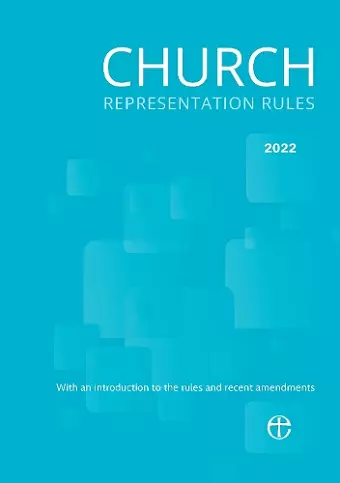 Church Representation Rules 2022 cover