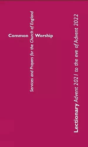 Common Worship Lectionary cover