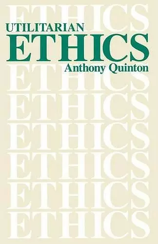 Utilitarian Ethics cover