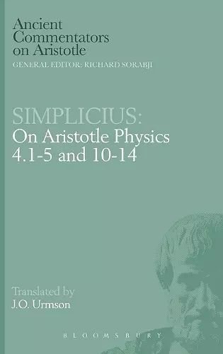 On Aristotle "Physics 4, 1-5 and 10-14" cover