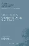 On Aristotle "On the Soul 1 and 2, 1-4" cover