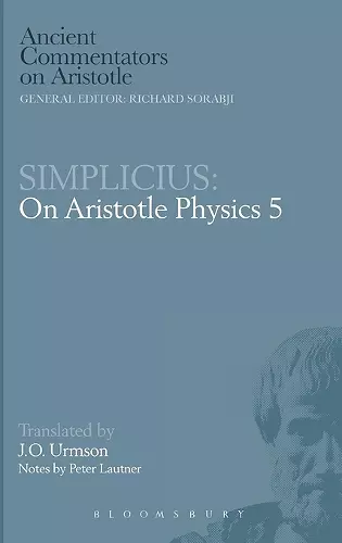 On Aristotle "Physics 5" cover