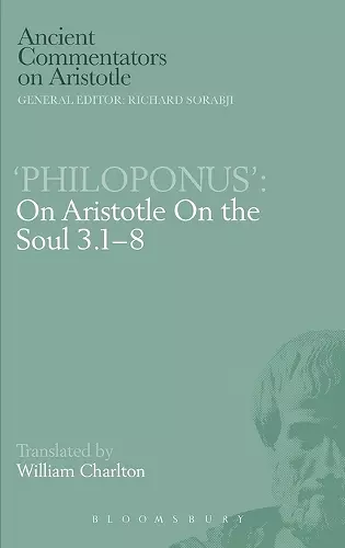 On Aristotle "On the Soul 3.1-8" cover
