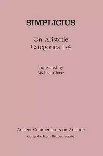 On Aristotle "Categories 1-4" cover