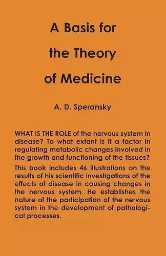 A Basis for the Theory of Medicine cover